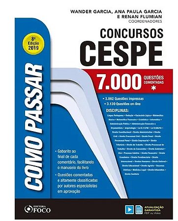 Livro Como Passar em Concursos Cespe