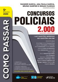 Livro Como Passar em Concursos Policiais: 2.000 Questoes Comentadas