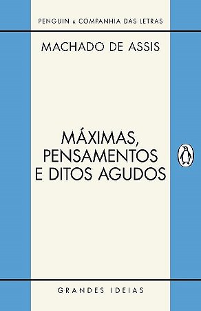 Livro Máximas, Pensamentos e Ditos Agudos
