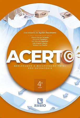 Livro ACERTO Acelerando a Recuperação Total Pós-Operatória
