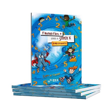 Livro Tabuada Fácil é Com o Super X