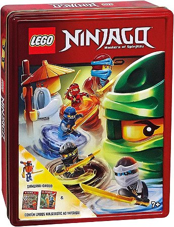 Lego Ninjago - Lata - Contém 2 Livros - Happy Books