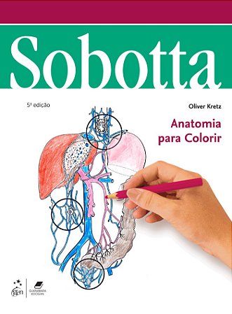 Livro Sobotta Anatomia para Colorir