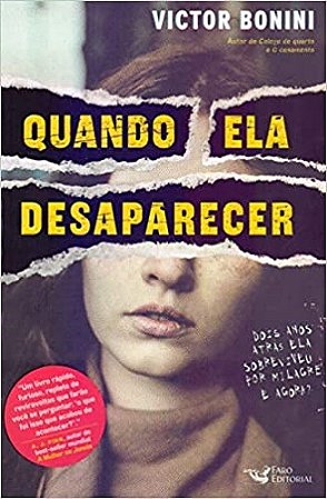 Livro Quando Ela Desaparecer
