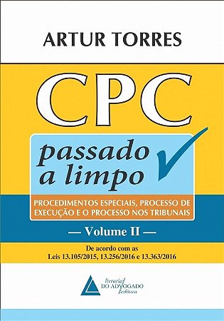 Livro Cpc Passado a Limpo   Vol.2 - Torres