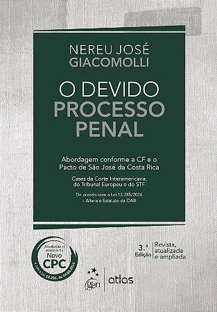 Livro Devido Processo Penal - Giacomolli - Atlas