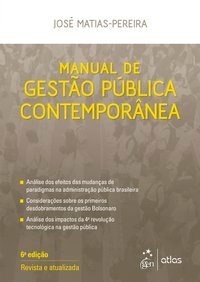 Livro Manual de Gestão Pública Contemporânea  Matias-pereira