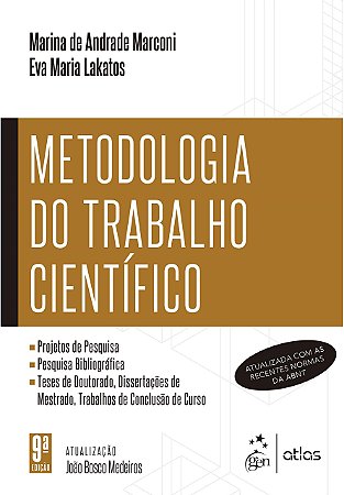 Livro Metodologia do Trabalho Científico Marconi