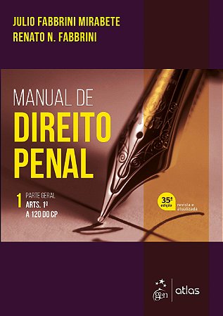 Livro Manual De Direito Penal - Parte Geral - Mirabete/fabbrini