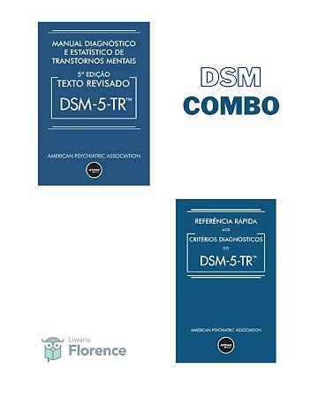 Livro Combo DSM 5 2023 - Manual e Guia de Ref. de Transtornos Mentais