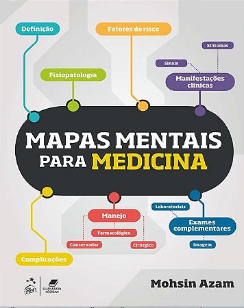 Livro Mapas Mentais Para Medicina  Azam