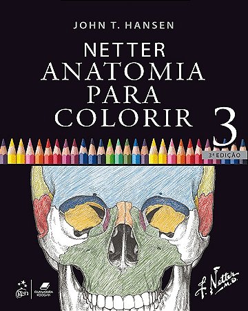 Livro Netter Anatomia para Colorir