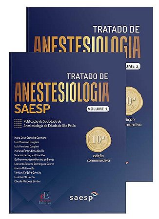 Livro Tratado de Anestesiologia SAESP 2 Volumes
