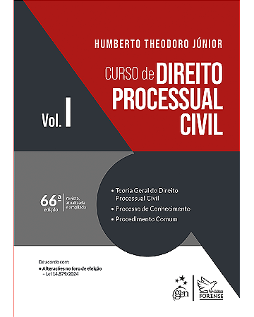 Livro Curso de Direito Processual Civil  Humberto Theodoro Junior