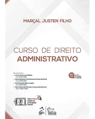 Livro Curso de Direito Administrativo  Justen Filho