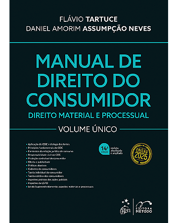 Livro Manual de Direito do Consumidor Tartuce