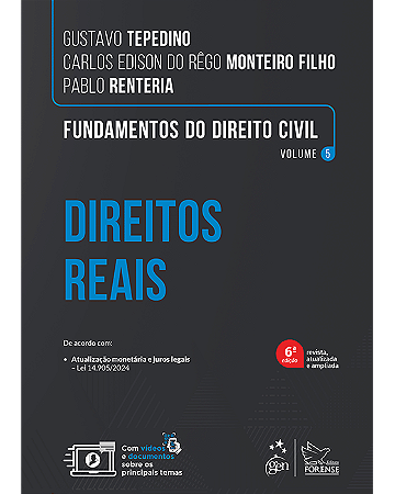 Livro Fundamentos do Direito Civil Direitos Reais Vol. 5  Tepedino