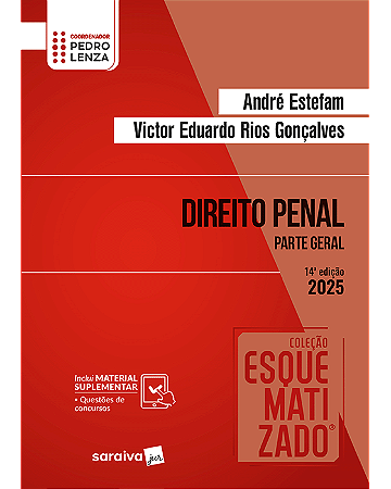 Livro Coleção Esquematizado Direito Penal Estefam