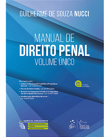 Livro Manual de Direito Penal  Nucci