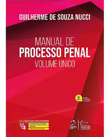 Livro Manual de Processo Penal Nucci