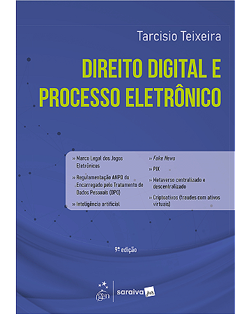 Livro Direito Digital e Processo Eletrônico Teixeira