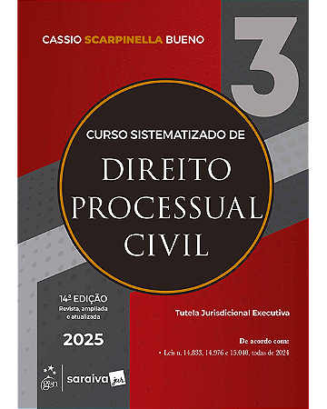 Livro Curso Sistematizado de Direto Processual Civil  Vol.3 Bueno