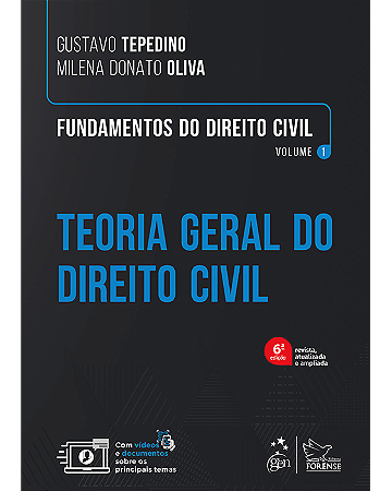 Livro Fundamentos de Direito Civil Teoria Geral do Direito Civil Vol.1 Tepedino