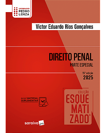 Livro Coleção Esquematizado Direito Penal Gonçalves