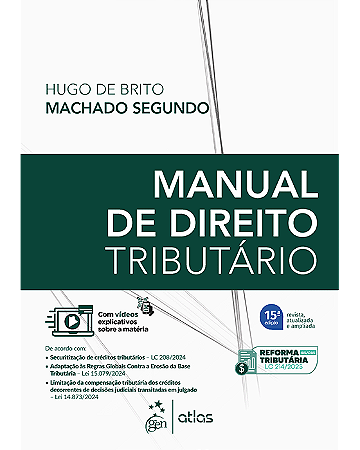 Livro Manual de Direito Tributário Machado Segundo