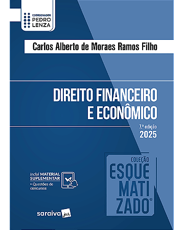 Livro Coleção Esquematizado: Direito Financeiro e Econômico Ramos Filho
