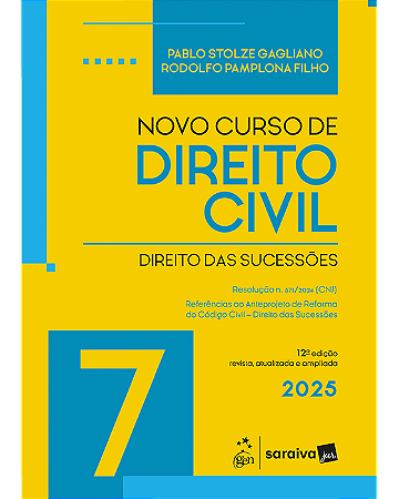 Livro Novo Curso de Direito Civil Vol.7  Gagliano
