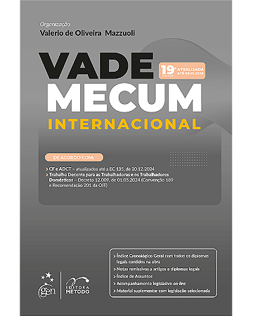 Livro Vade Mecum Internacional Mazzuoli