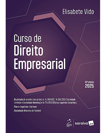 Livro Curso de Direito Empresarial Vido