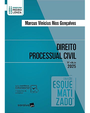 Livro Direito Processual Civil Coleção Esquematizado Gonçalves