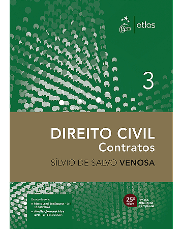 Livro Direito Civil: Contratos Vol.3 Venosa