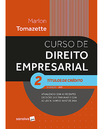 Livro Curso de Direito Empresarial Vol.2 Tomazette