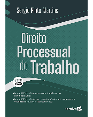 Livro Direito Processual do Trabalho Martins