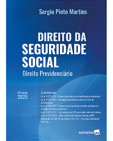 Livro Direito da Seguridade Social Martins