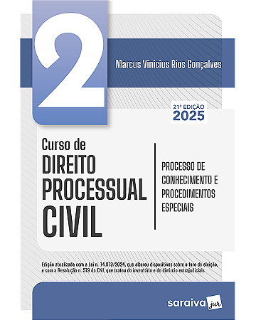 Livro Curso de Direito Processual Civil  Vol.2 Gonçalves