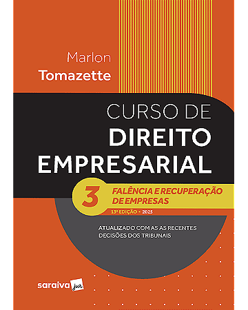 Livro Curso de Direito Empresarial Vol.3 Tomazette
