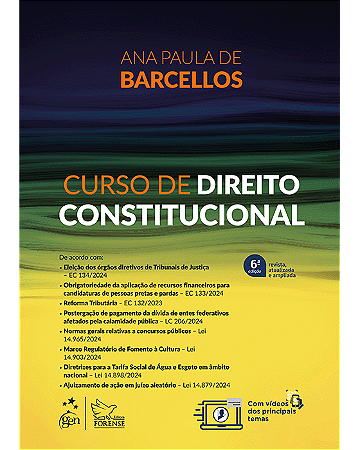 Livro Curso de Direito Constitucional Barcellos