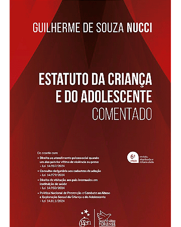 Livro Estatuto da Criança e do Adolescente Nucci
