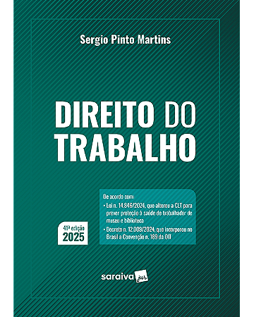 Livro Direito do Trabalho Martins