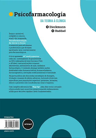 Livro Psicofarmacologia: da Teoria à Clínica