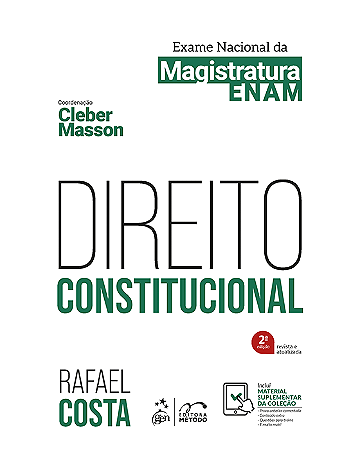 Livro Direito Constitucional: Exame Nacional da Magistratura Costa