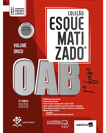 Livro Coleção Esquematizado: OAB 1ª Fase Gonzaga