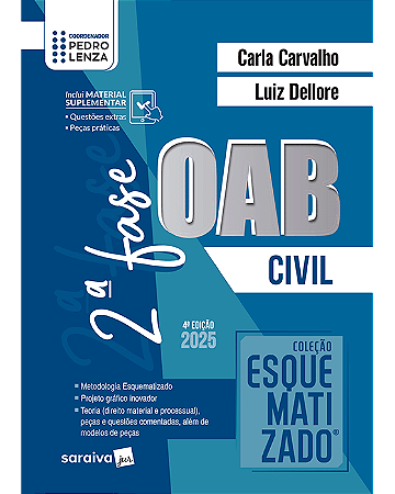 Livro Coleção Esquematizado: OAB 2ª Fase Carvalho