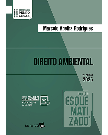 Livro Coleção Esquematizado: Direito Ambiental Rodrigues