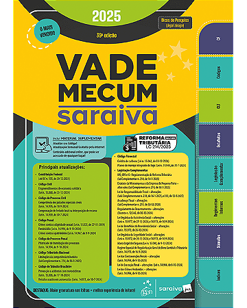 Livro Vade Mecum Saraiva Tradicional SaraivaJur