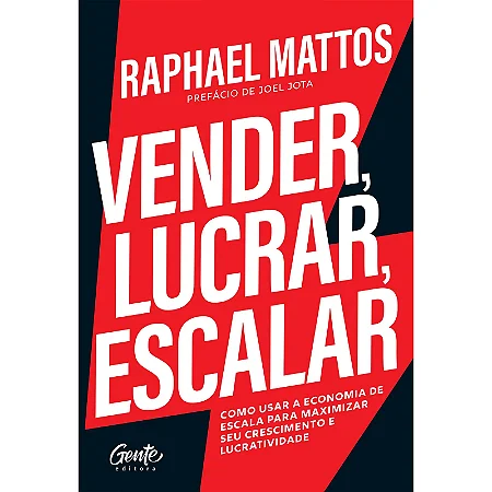 Livro Vender, lucrar, escalar